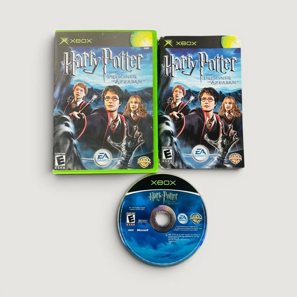 Harry Potter Prisoner of Azkaban Xbox 2004 Complete CIB EA Video Game